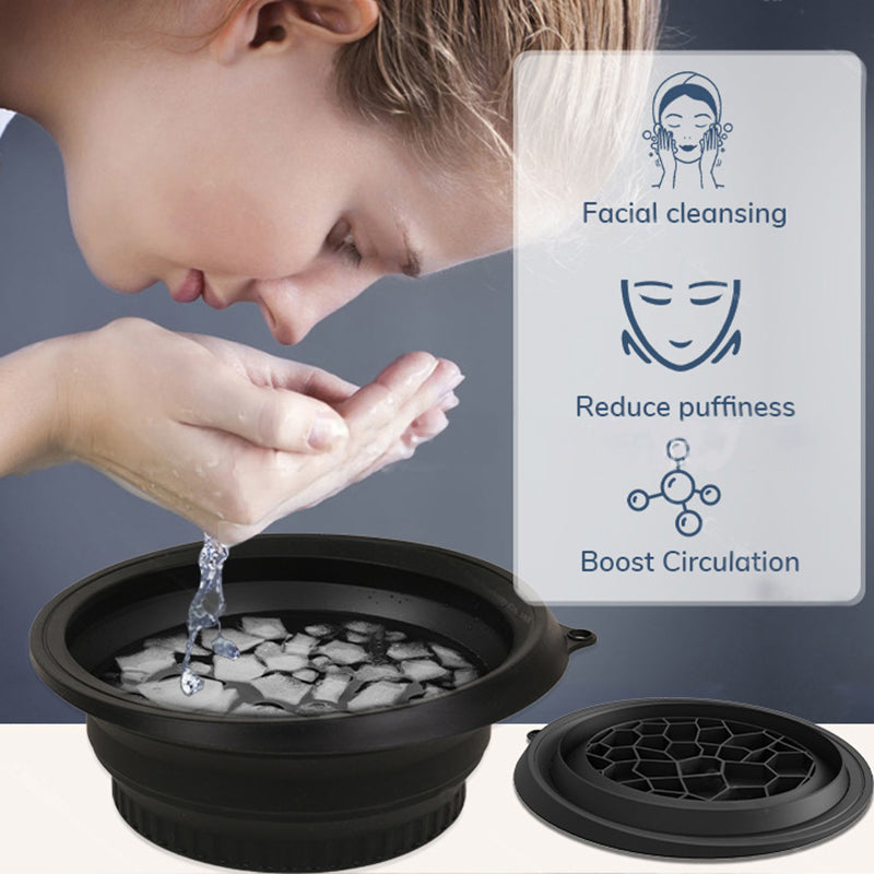 Face Ice Bath Silicone Bowl