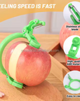 Handheld Rotating Fruit Spiralizer Peeler