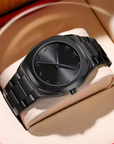 Stainless Steel Arabic Dial  Luxury Mens Quartz Watch