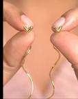Heart Wave Earrings