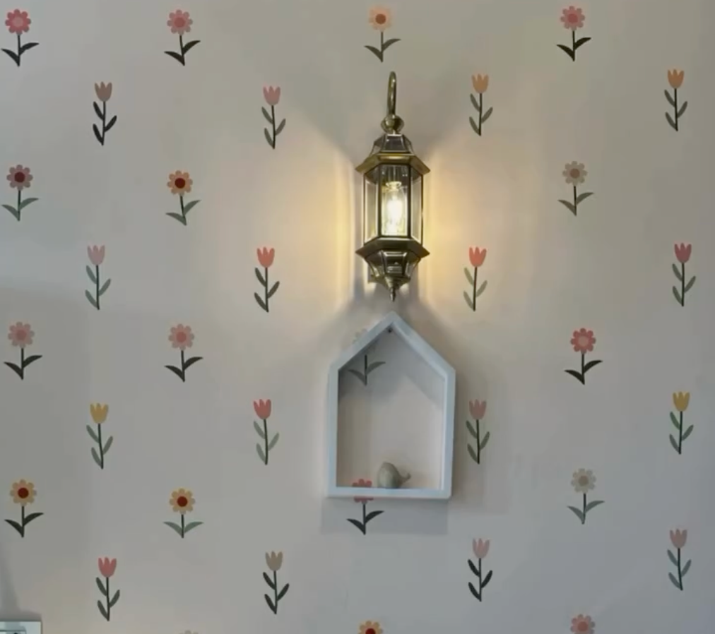 DIY High Quality Tulip &amp; Sunflower Wall Stickers ( imported )
