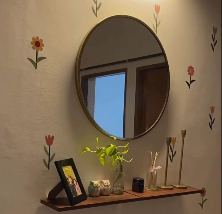 DIY High Quality Tulip &amp; Sunflower Wall Stickers ( imported )