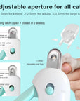 Professional Pet Nail Clippers with Adjustable Hole