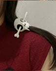 Ghost Skull Hairclip