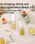 3-in-1 Multifunctional Ginger and Garlic Grinder