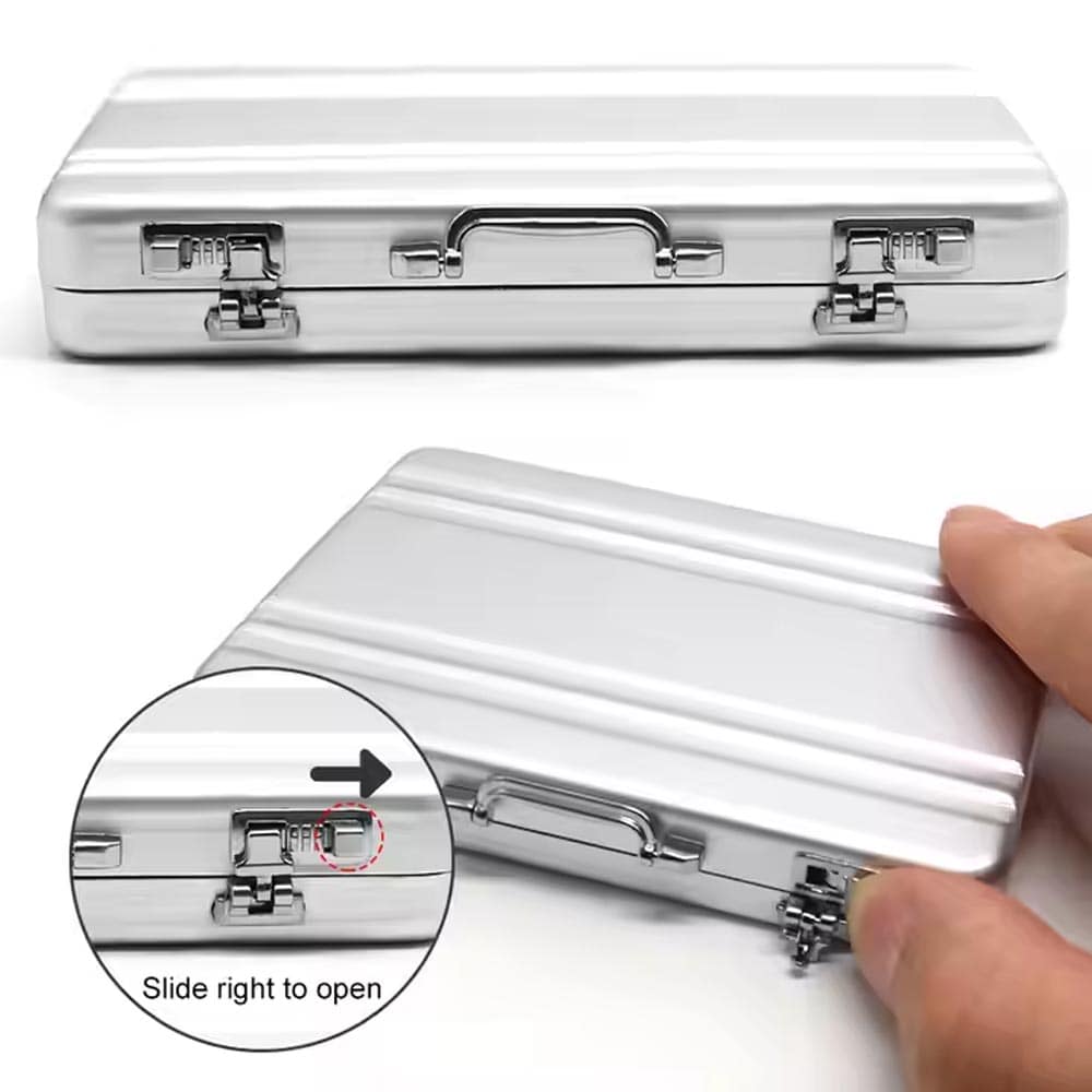 Briefcase Miniature Cards Holder RFID Wallet Realistic
