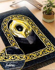 Velvet Foam Quilted Padded Jai Namaz | Hajr e Aswad Prayer Mat