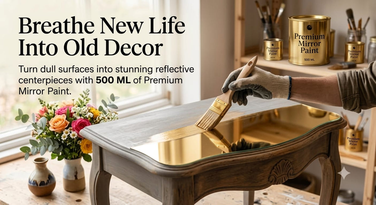 Golden Looking Mirror Paint ( China import )