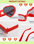 Heart Shaped Effects Glasses Watch The Lights Change To Heart Shape At Night