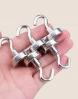 Wall-mounted Heavy Duty Magnet Hook(PACK OF 2)