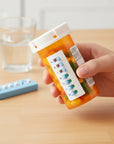 Weekly Pill Reminder with Color-Coded Indicators