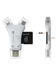 4 in 1 Micro USB Type C OTG TF Card Reader for iPhone And Android