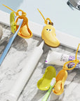 Banana Shaped travel toothbrush kit