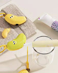 Banana Shaped travel toothbrush kit