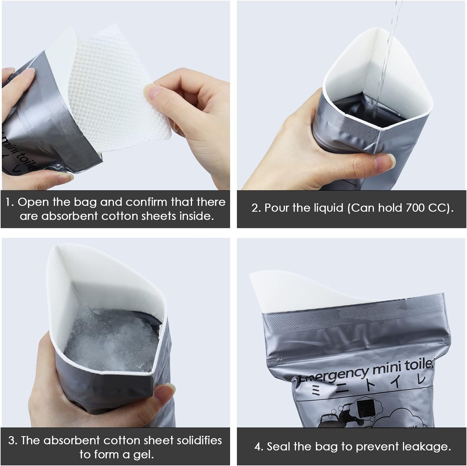 Disposable Emergency urine bag