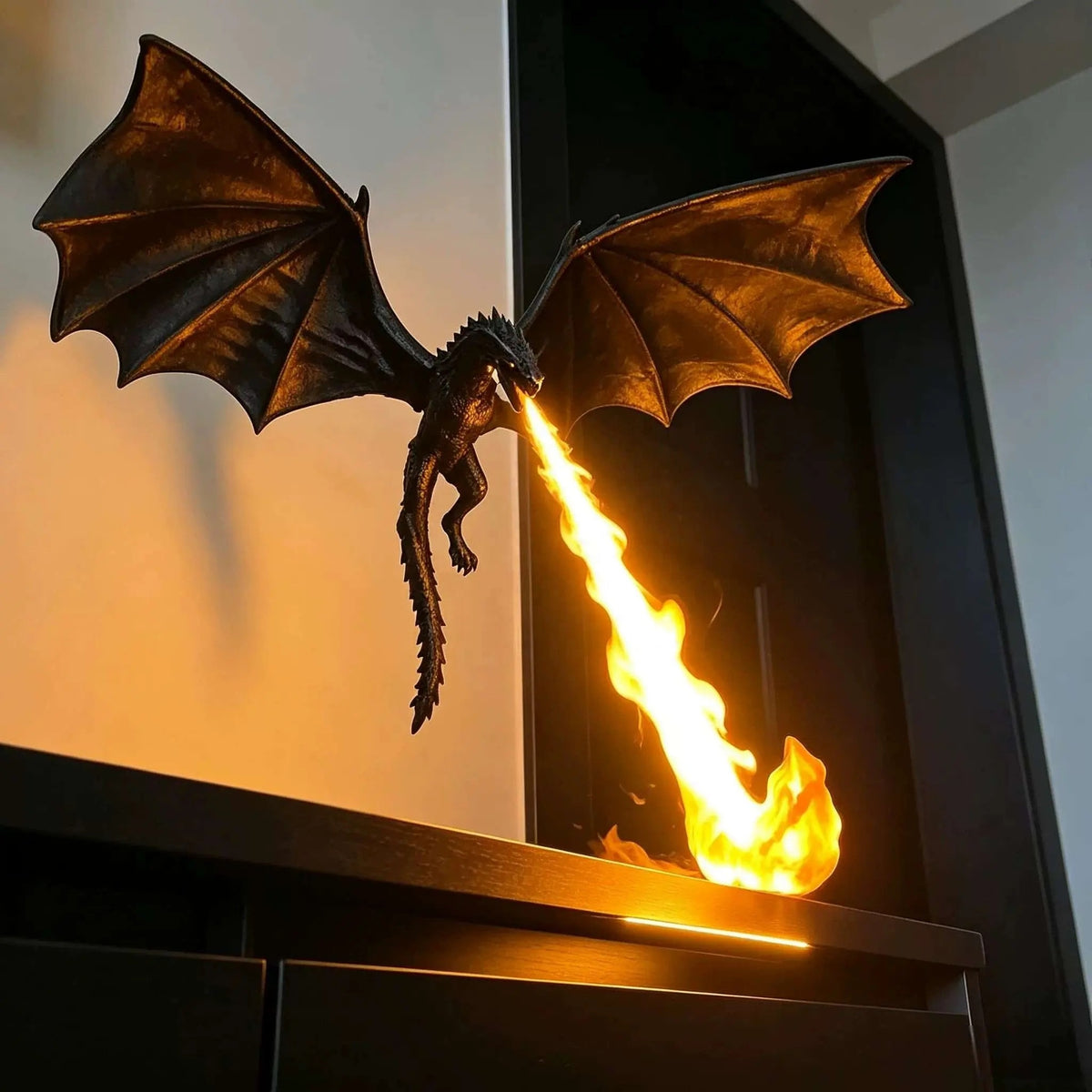 Dragon Breath Flame Night Lamp