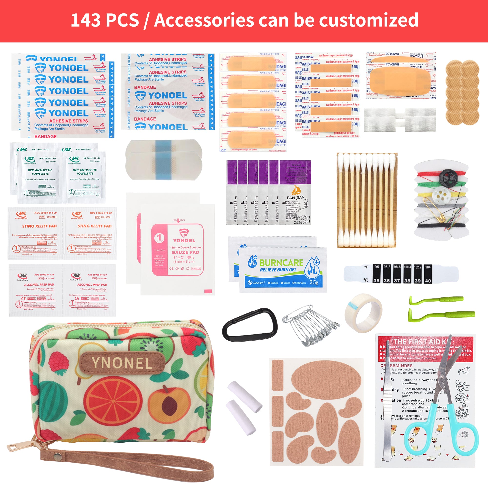 Cute Mini Portable First Aid Kit Bag