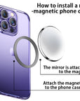 Phone Back Selfie Mirror Convex Makeup Mirror