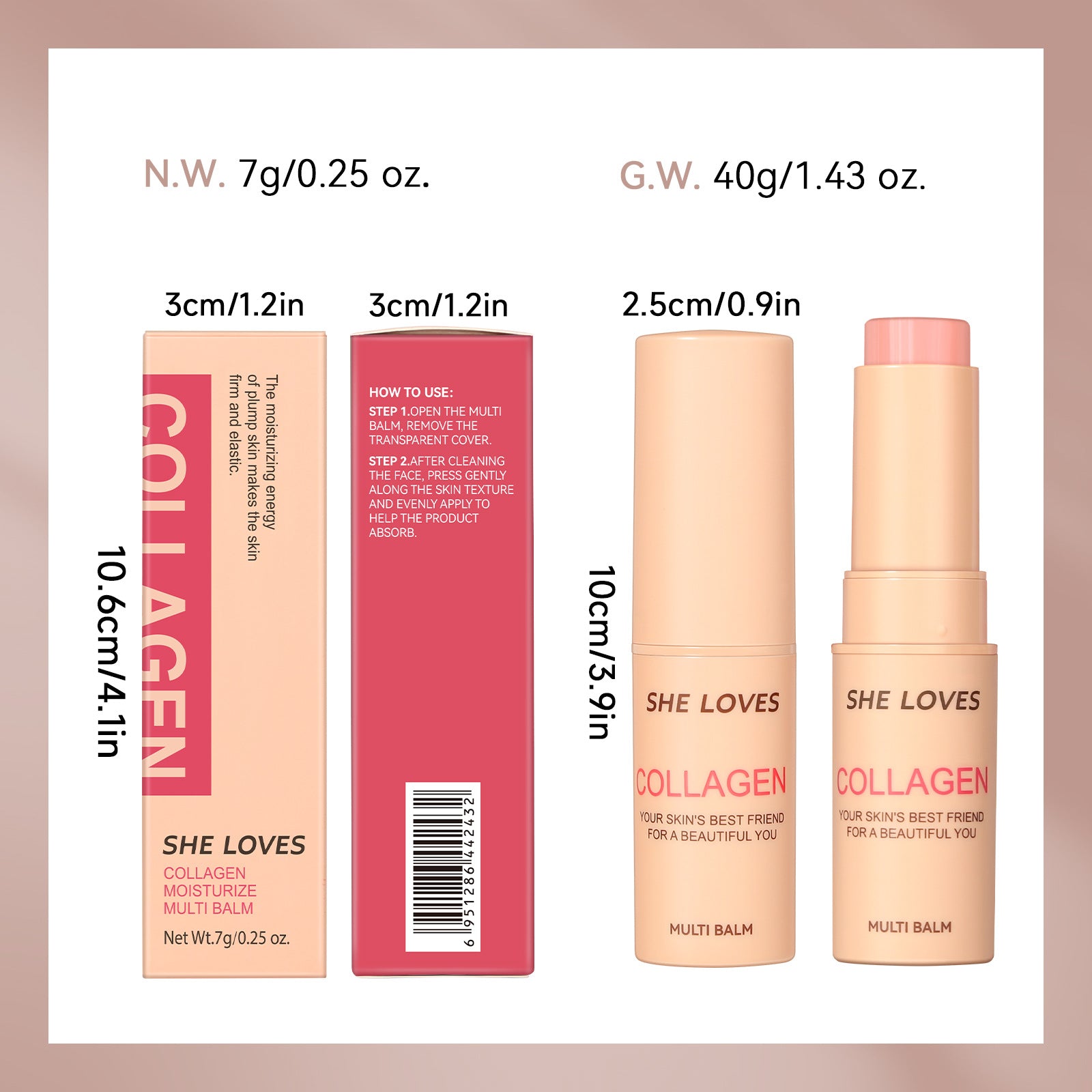 Collagen Moisturizing Essence Balm Stick