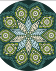 Mandala Wooden Coaster Set 4pcs