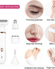 4-in-1 Electric Hair Remover