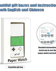 Paper Watch, Creative Digital Magnetic Waterproof Wrist Watch