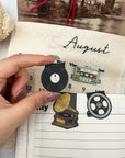 Retro Magnetic Bookmarks