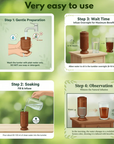 Vijaysar Wooden Glass 🌿 – Natural Sugar Balance Tumbler 🩺✨