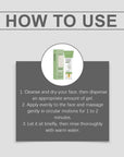 Green Tea Exfoliating Facial Gel Gentle Cleanser