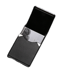 Leather Aluminum Metal Business Card Holder For Men's