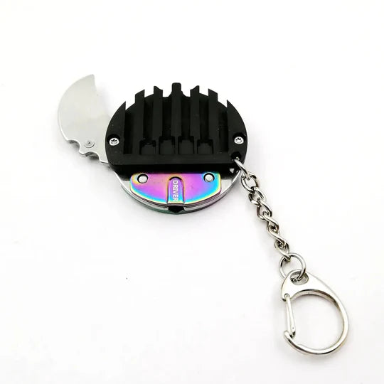 multifunctional small keychain knives tools pocket knife