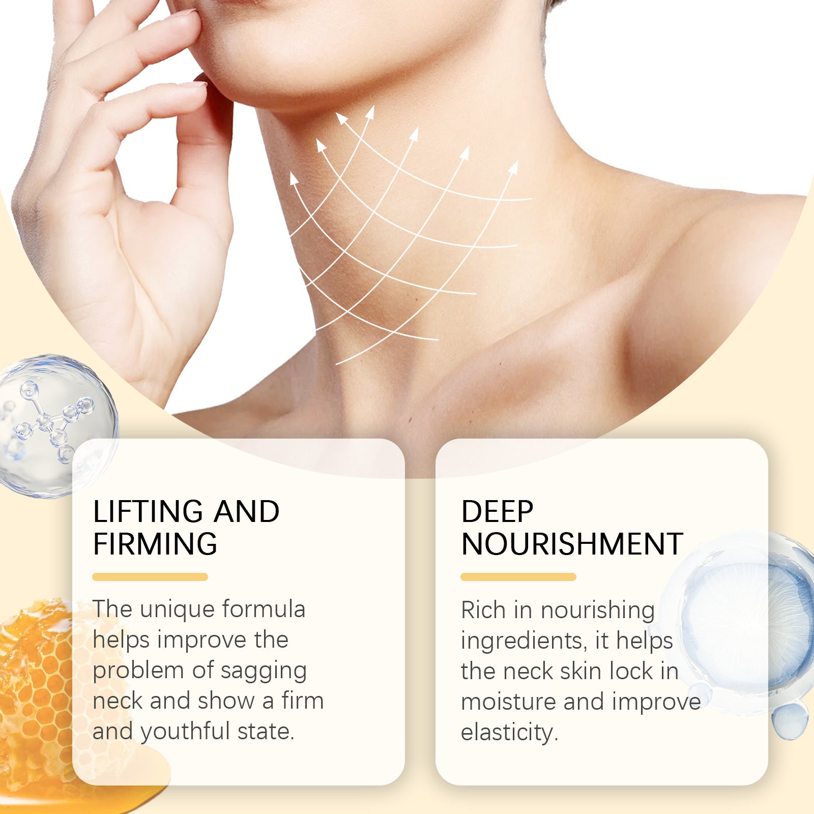 Bee Venom Neck Skin Smooth and Delicate Hydrating Elasticity Stick