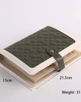 Luxury Leather Portable Jewelry Storage Book