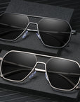 SleekSquare™ Photochromic Metal Frame Glasses