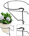 Hanging Railing Planter Shelf Decorative for Balcony