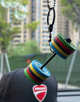 DIY Detachable Barbell Keychain