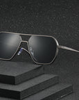 SleekSquare™ Photochromic Metal Frame Glasses