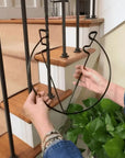 Hanging Railing Planter Shelf Decorative for Balcony