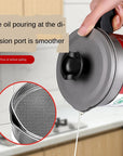 Frying Pot with Strainer Oil Storage