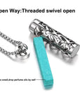Stainless Steel Aromatherapy Necklace