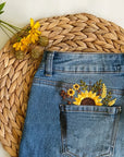 Embroidery Jeans Pocket Decor Fabric(PACK OF 5)