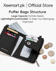 Puffer wallet RFID Card Holder