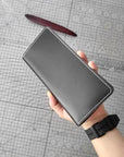 Black Leather Organizer Wallet
