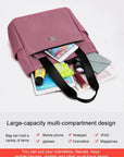 Water Repellent Multi Pocket Nylon Shoulder Bag👜