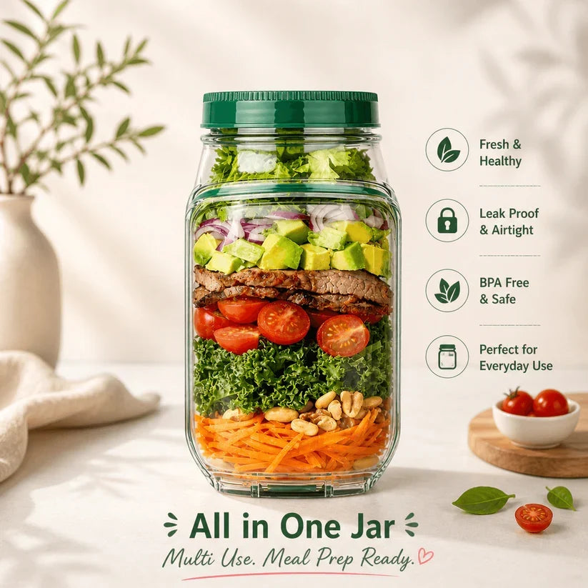 NutriFresh All-in-One Salad Jar