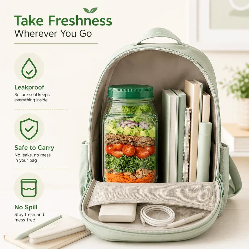 NutriFresh All-in-One Salad Jar