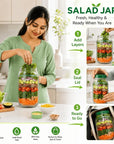 NutriFresh All-in-One Salad Jar