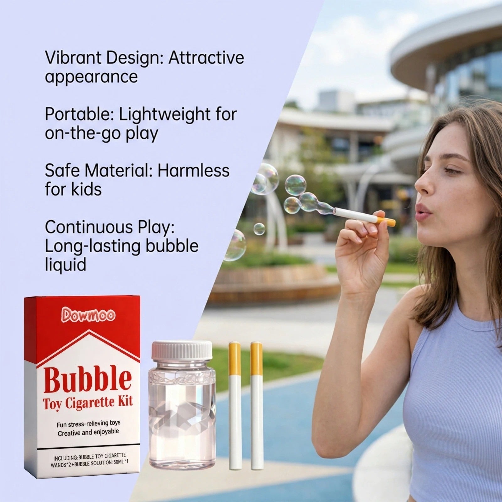 Stress Relief Toy Fake Bubbles Smoke Cigarettes