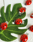 Ladybug Hair Clips
