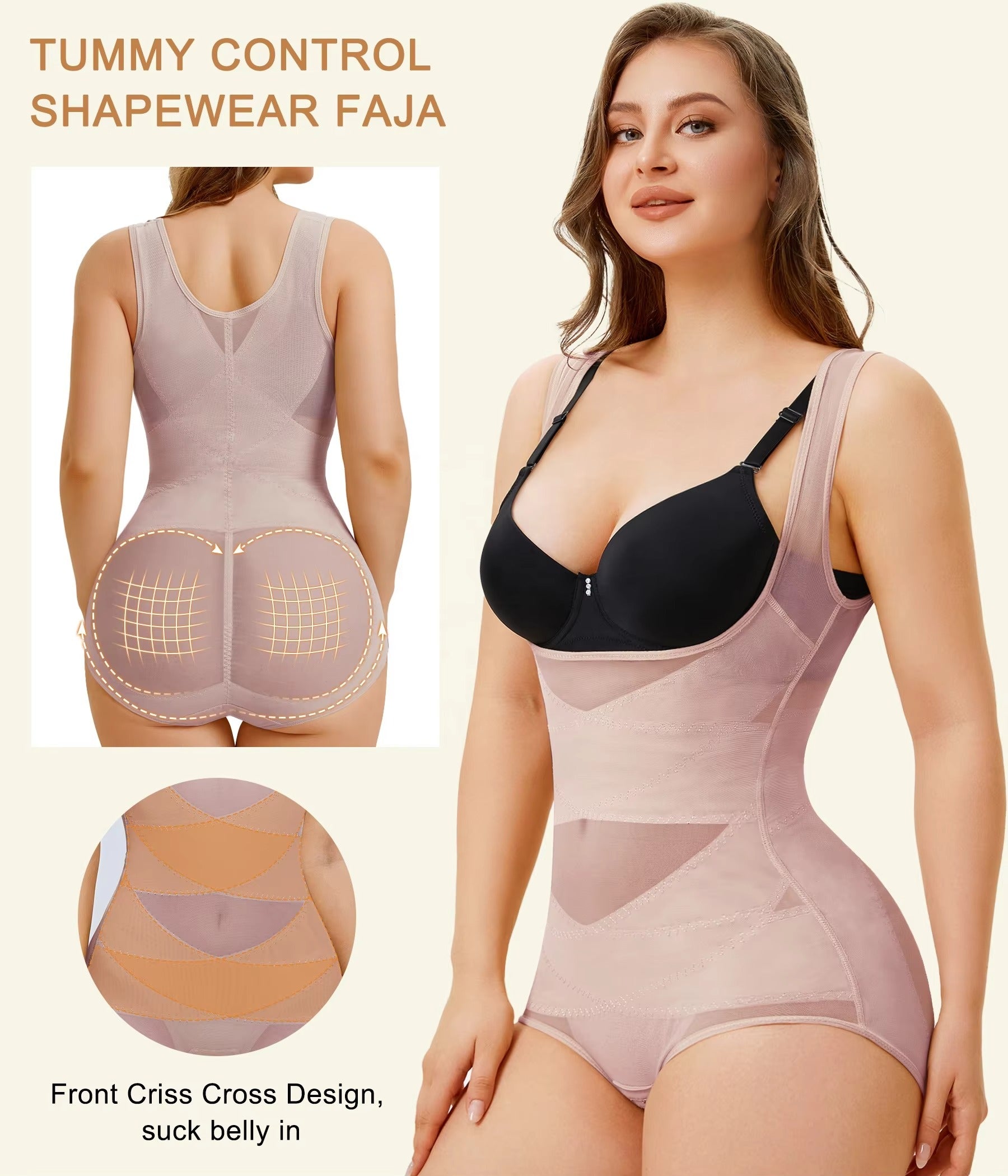 Hot Sale Bust Mesh Body Shaper